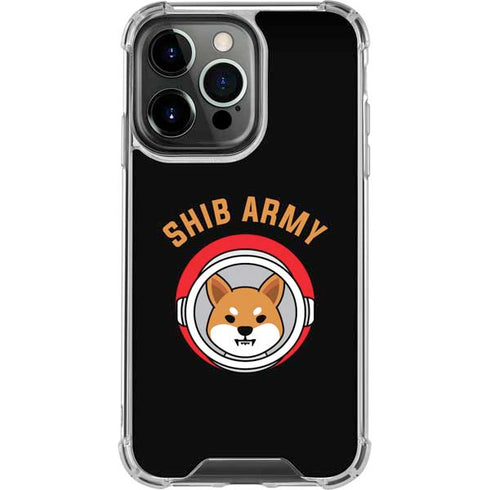 Shib Army Crypto iPhone 16 Pro Clear Case